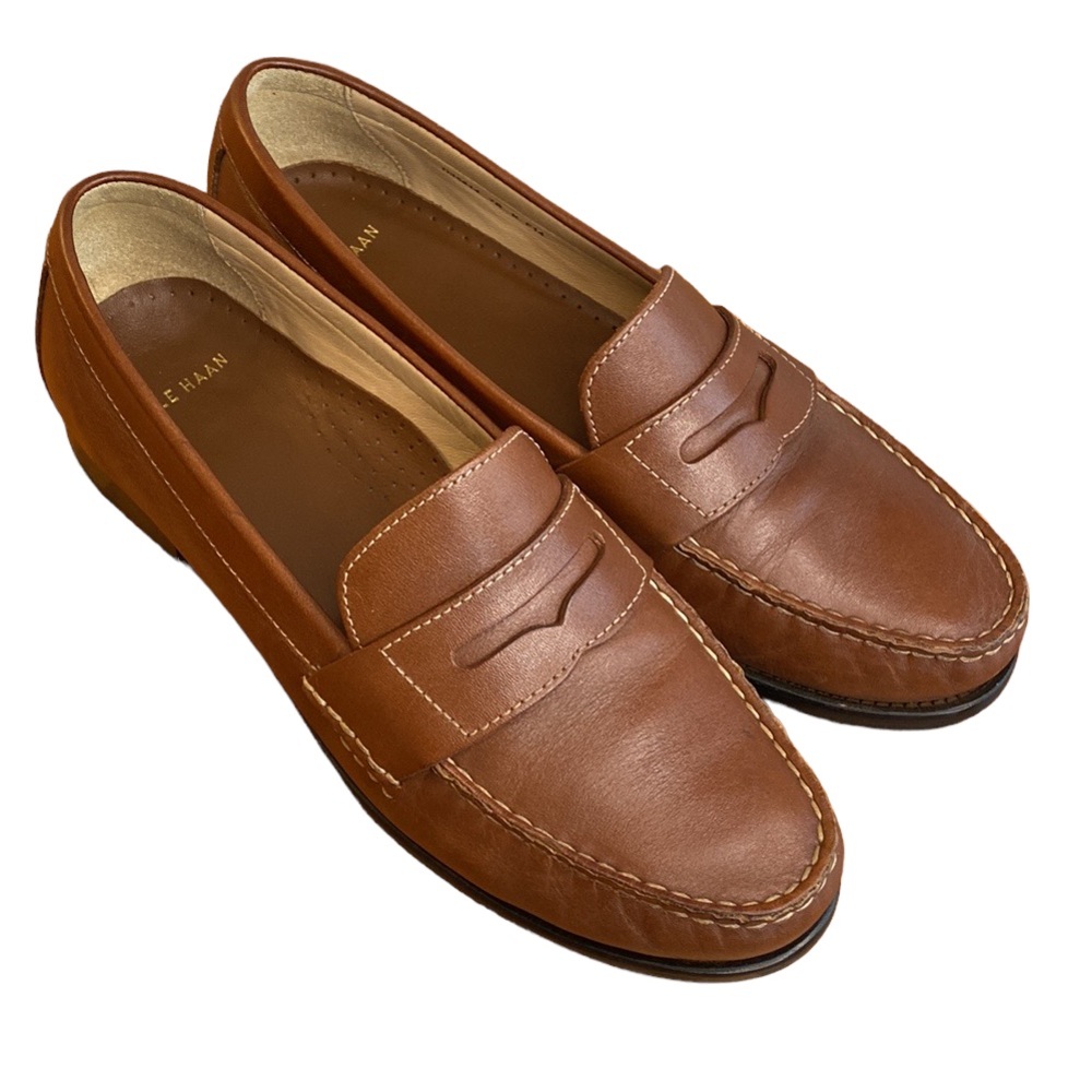 Cole Haan Alexa Penny Loafer Moccasin in Saddle Tan - Size 7
